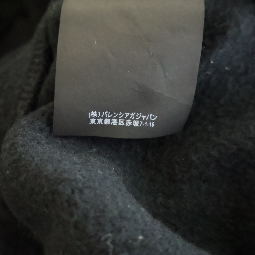 BALENCIAGA(バレンシアガ) 17SS Feel Fine カットオフ プルオーバーパーカー フーディー ブラック 509508 TYK47