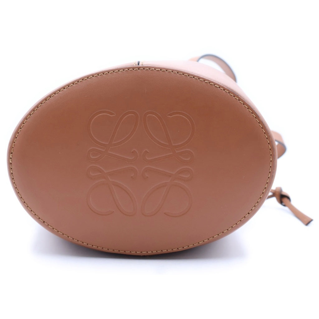 LOEWE(ロエベ) バルーン スモール ショルダーバッグ ブラウン レザー ゴールド金具 レディース