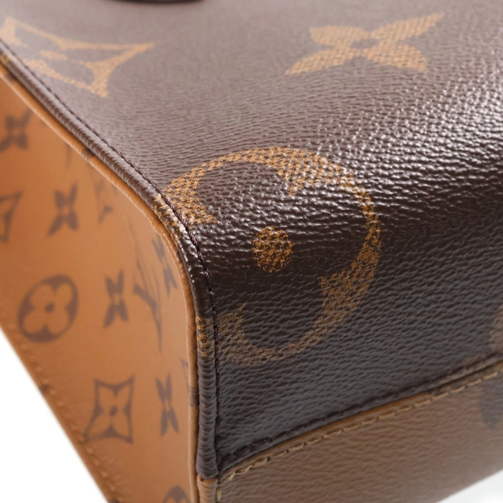 LOUIS VUITTON(ルイヴィトン) モノグラムジャイアント オンザゴーPM 2WAYハンドバッグ ショルダーバッグ ブラウン レザー M46373 ゴールド金具 レディース