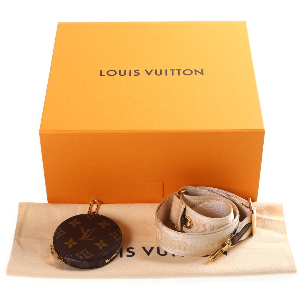 LOUIS VUITTON(ルイヴィトン) モノグラムジャイアント オンザゴーPM 2WAYハンドバッグ ショルダーバッグ ブラウン レザー M46373 ゴールド金具 レディース