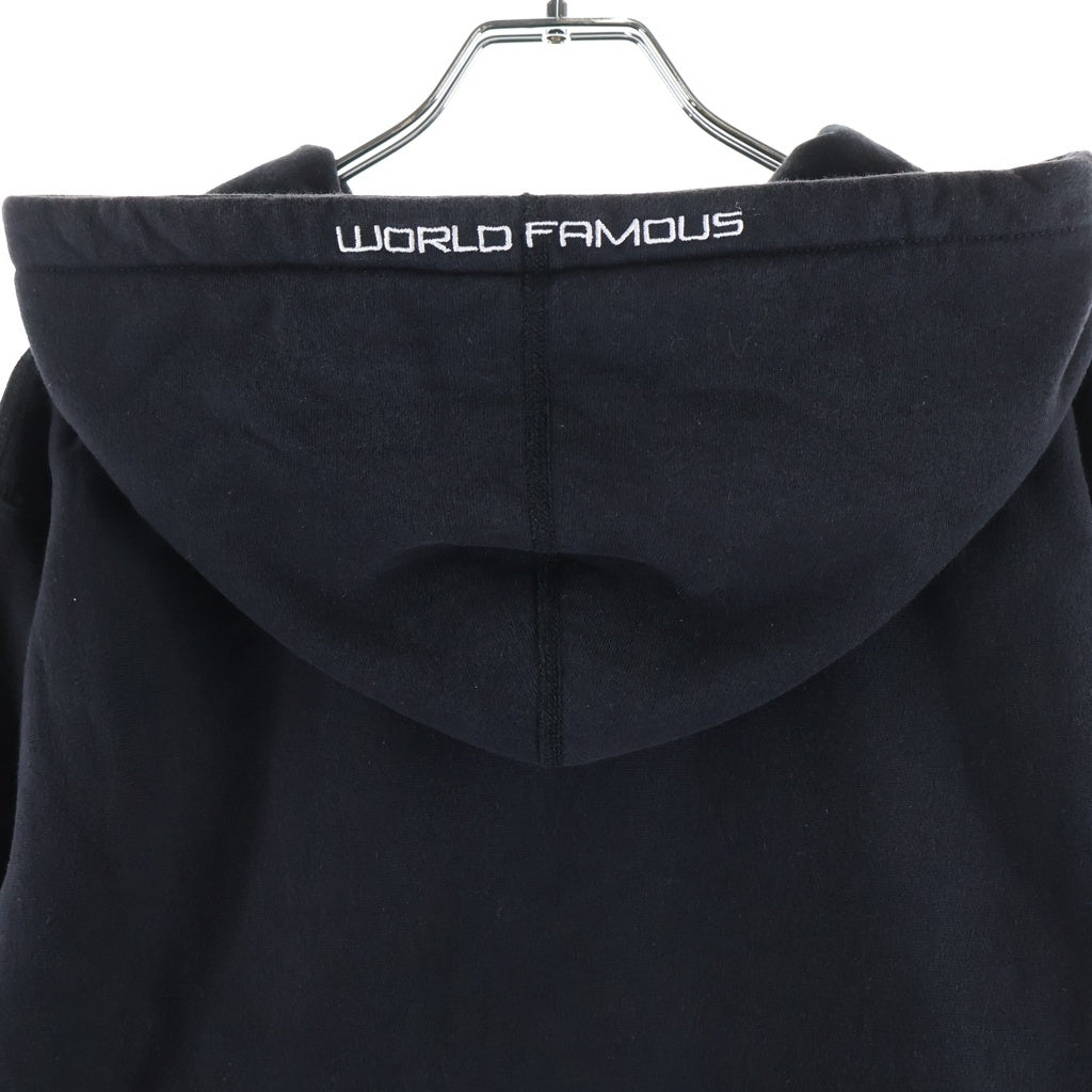 SUPREME(シュプリーム) 17SS Sequin Logo Hooded Sweatshirt スパンコールロゴプルオーバーパーカー ブラック フーディ