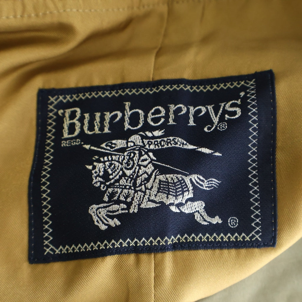 BURBERRYS(バーバリーズ) 裏地ノバチェック総柄 ライナー付き コットン ステンカラーコート ベージュ