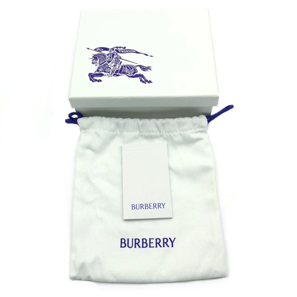 BURBERRY(バーバリー) 三つ折り財布 コンパクトウォレット ブラック レザー レディース
