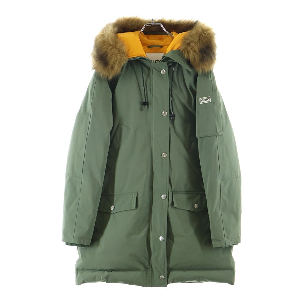 KENZO(ケンゾー) フェイクファーダウンコート ダウンジャケット カーキグリーン F9620U019551 レディース