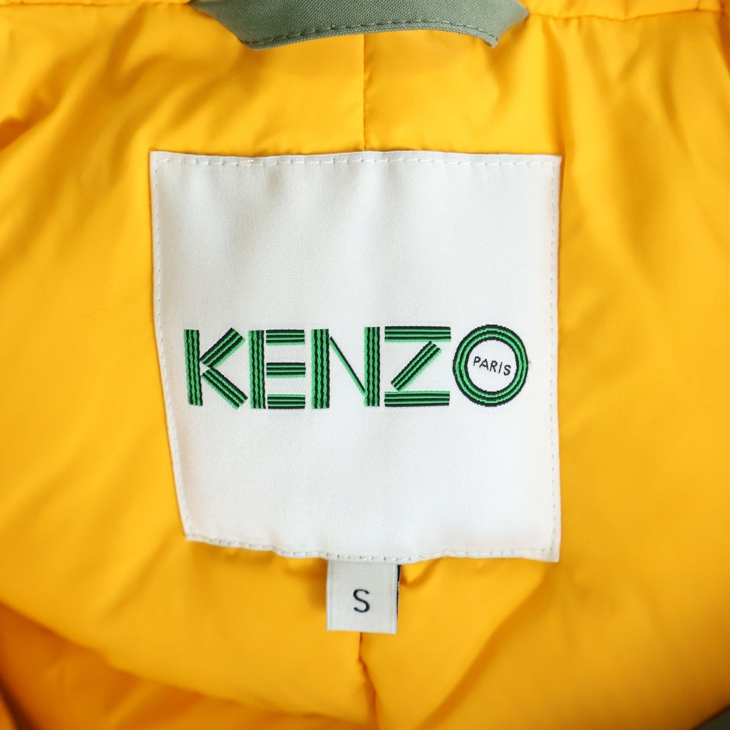 KENZO(ケンゾー) フェイクファーダウンコート ダウンジャケット カーキグリーン F9620U019551 レディース