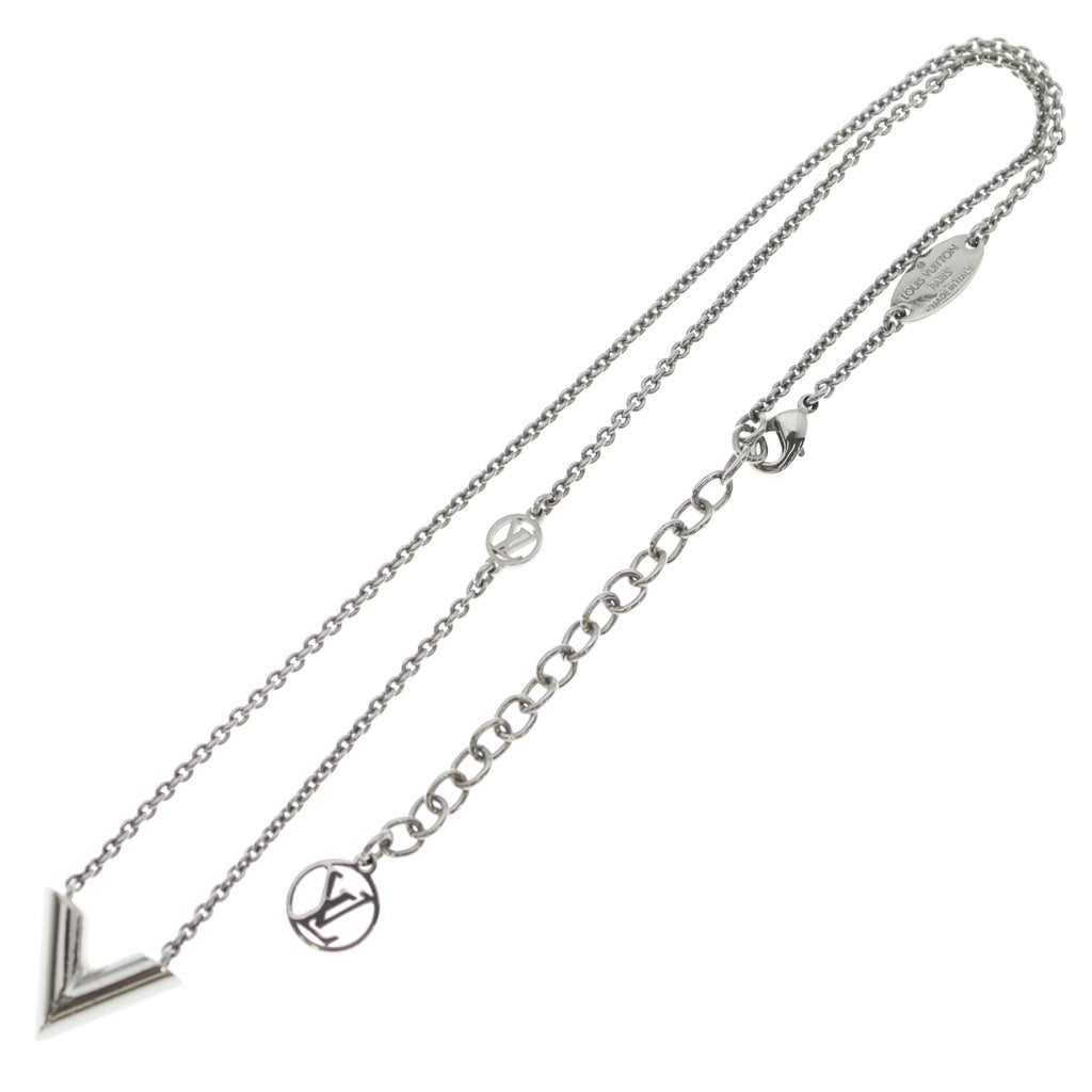 LOUIS VUITTON(ルイヴィトン) エッセンシャルV ネックレス ペンダント チェーン シルバー M63197