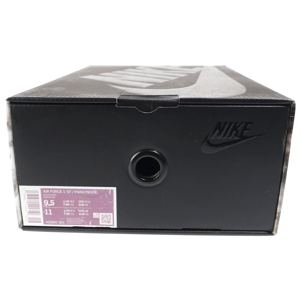 NIKE(ナイキ) PEACEMINUSONE Nike Air Force Low Para-Noise ピースマイナスワン エアフォース 1 ロー パラノイズ ジードラゴン ローカット スニーカー ブラック AQ3692 001