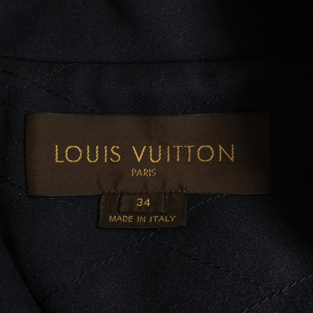 LOUIS VUITTON(ルイヴィトン) トレンチコート ロングコート アウター ネイビー RW161A P89 F9CO04