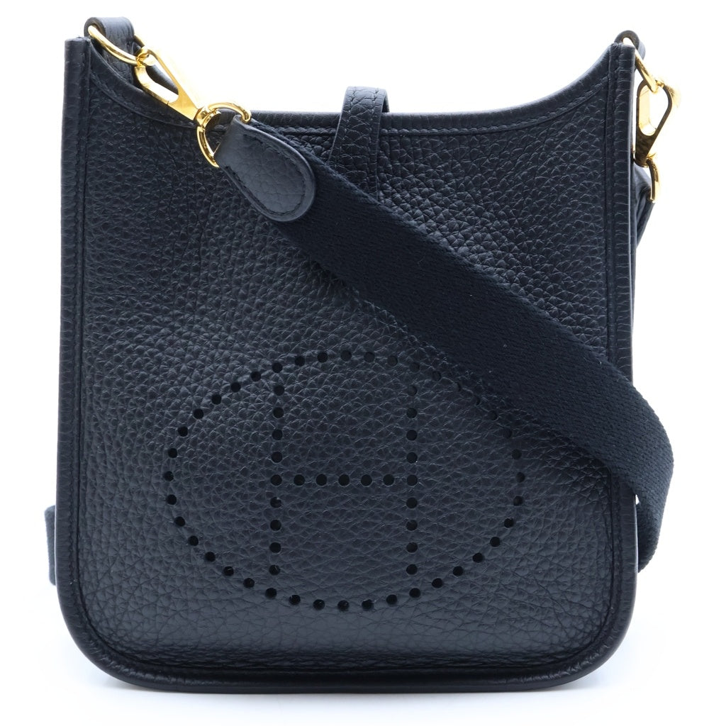 HERMES(エルメス) エヴリン TPM ブラック トリヨンクレマンス ショルダーバッグ K刻印 ゴールド金具 レディース