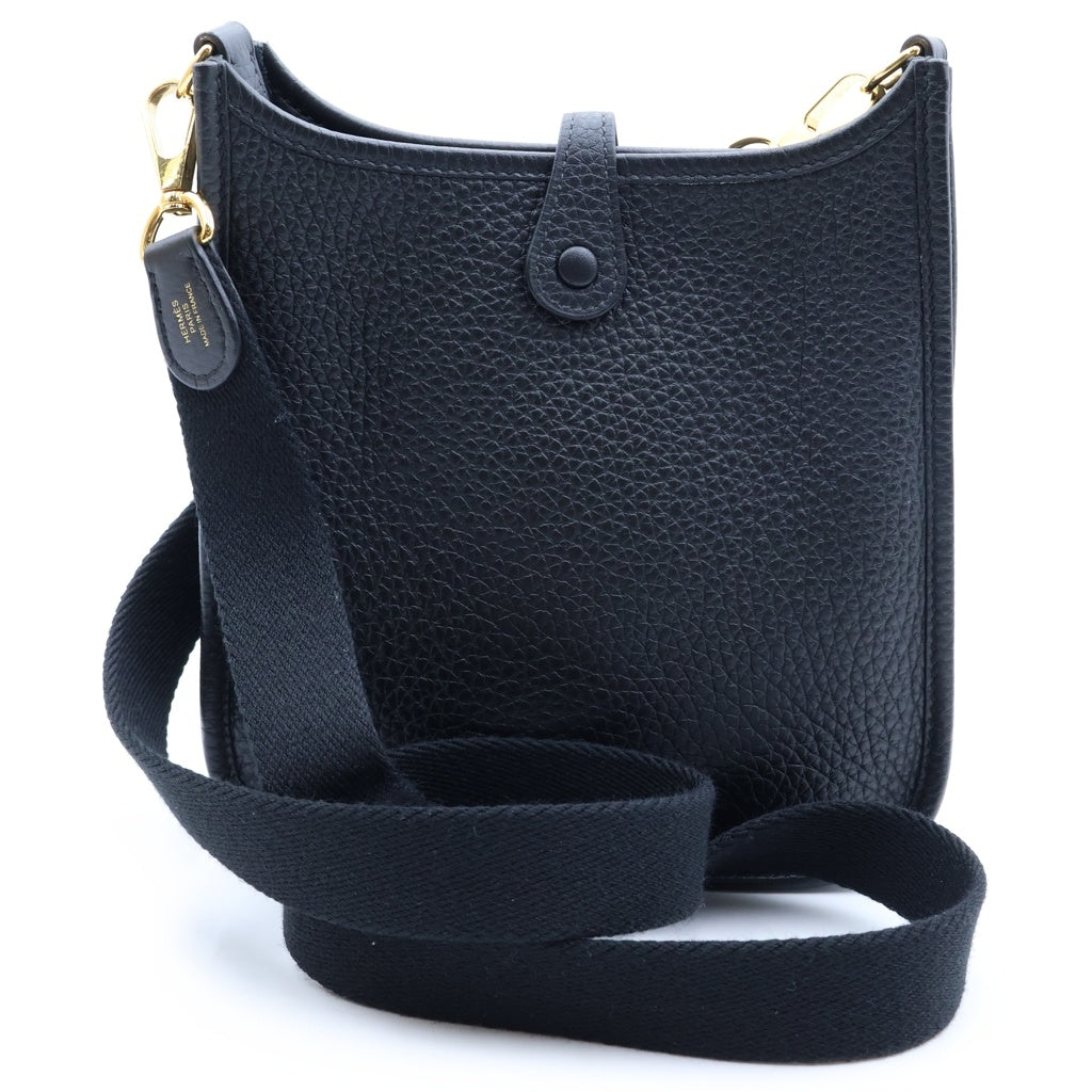 HERMES(エルメス) エヴリン TPM ブラック トリヨンクレマンス ショルダーバッグ K刻印 ゴールド金具 レディース