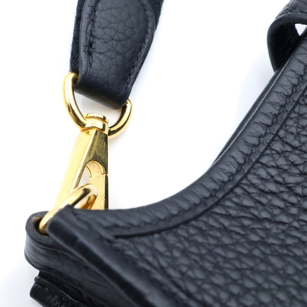 HERMES(エルメス) エヴリン TPM ブラック トリヨンクレマンス ショルダーバッグ K刻印 ゴールド金具 レディース