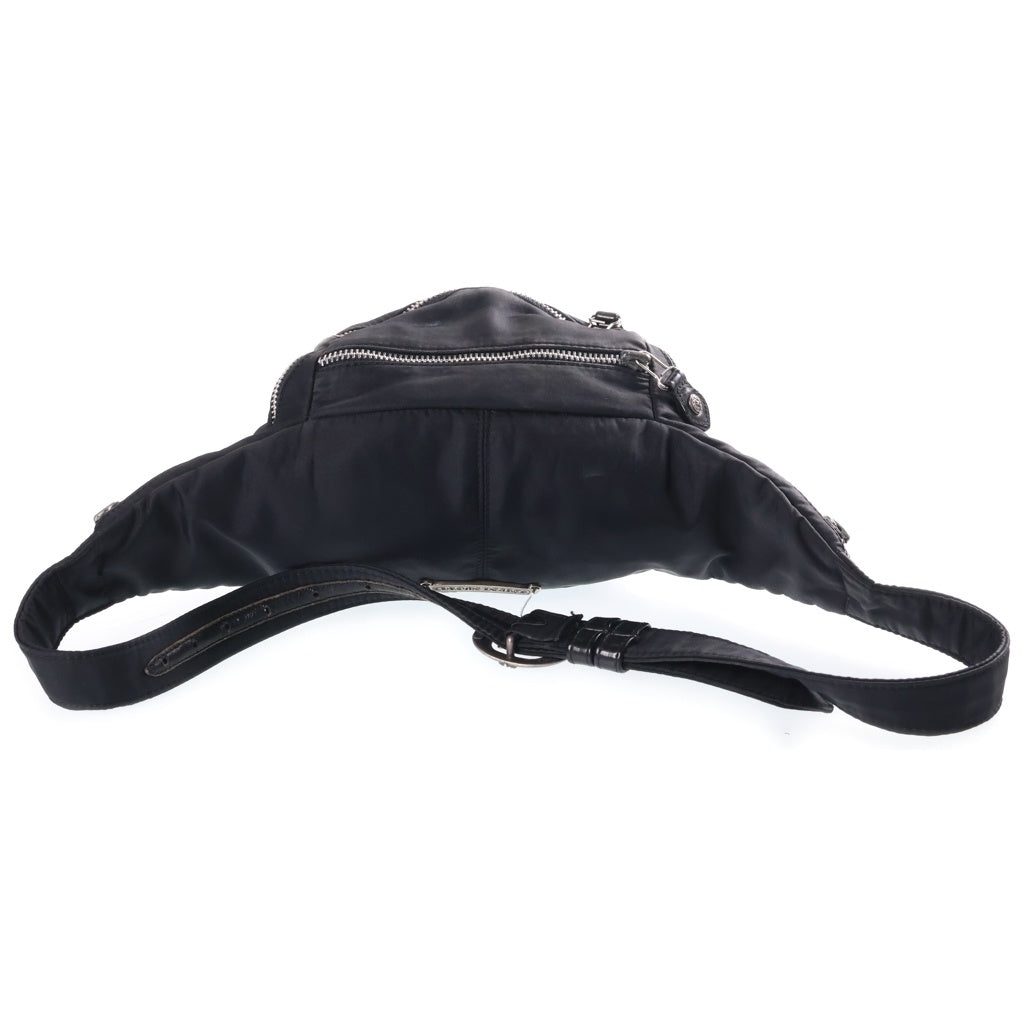 CHROME HEARTS(クロムハーツ) SNAT PACK スナットパック ダガージップ ガンスリンガーベルト レザーウエストバッグ ブラック