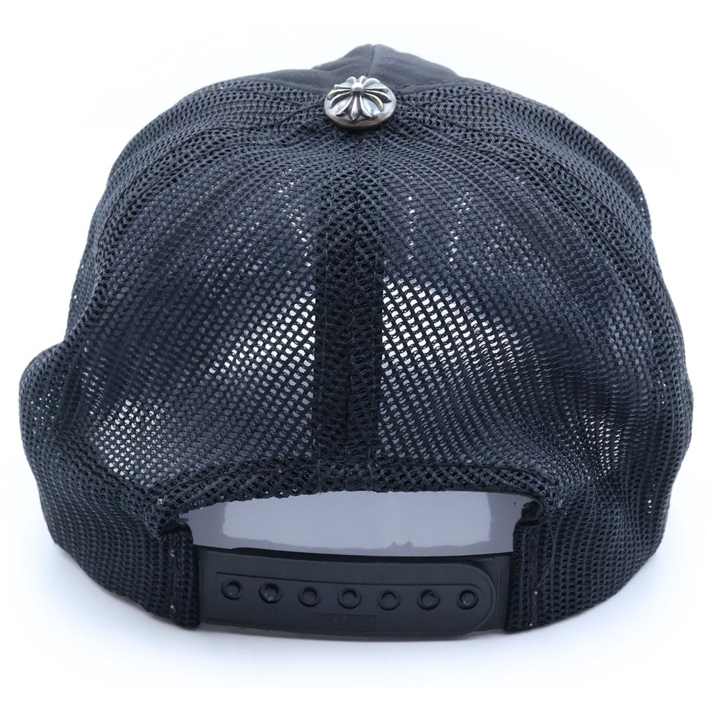 CHROME HEARTS(クロムハーツ) TRUCKER CAP FUCK CHパッチ メッシュ トラッカーキャップ 帽子 ブラック