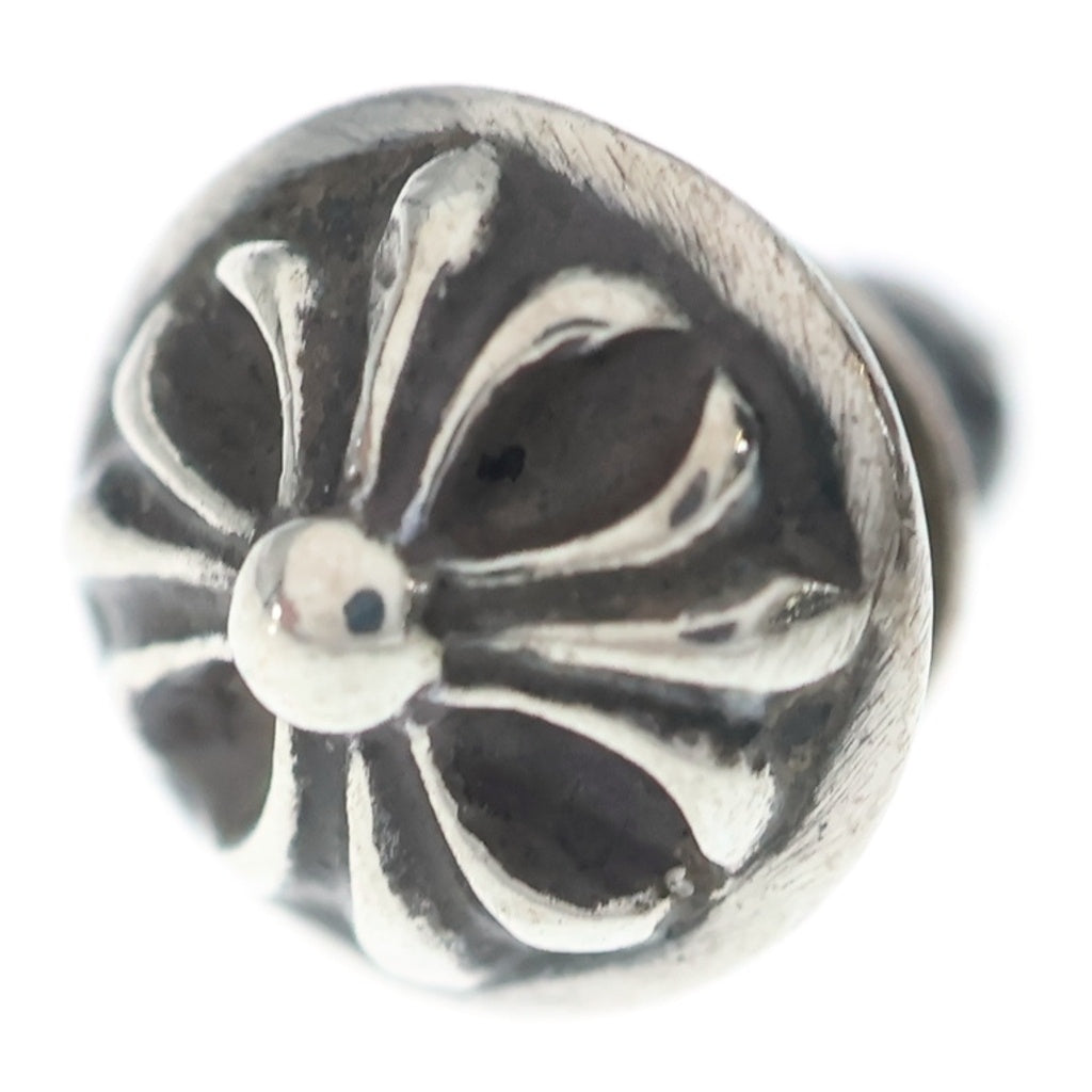 CHROME HEARTS(クロムハーツ) STUD CRSBLL クロスボールスタッドピアス シルバー BCA110