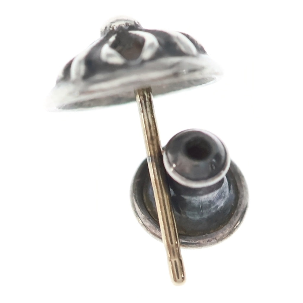 CHROME HEARTS(クロムハーツ) STUD CRSBLL クロスボールスタッドピアス シルバー BCA110