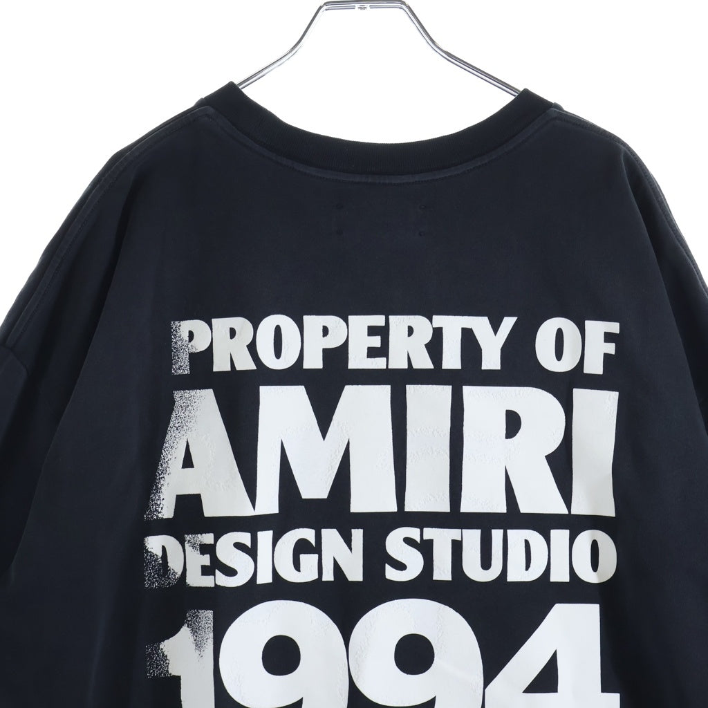 AMIRI(アミリ) 26AW Property Of Amiri 1994 Skate Tシャツ カットソー コットン ブラック AMTOJR1160