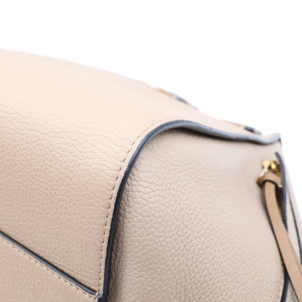 LOEWE(ロエベ) ハンモック スモール ハンドバッグ 2wayショルダー アナグラム レザー ブラウン/グレージュ レディース