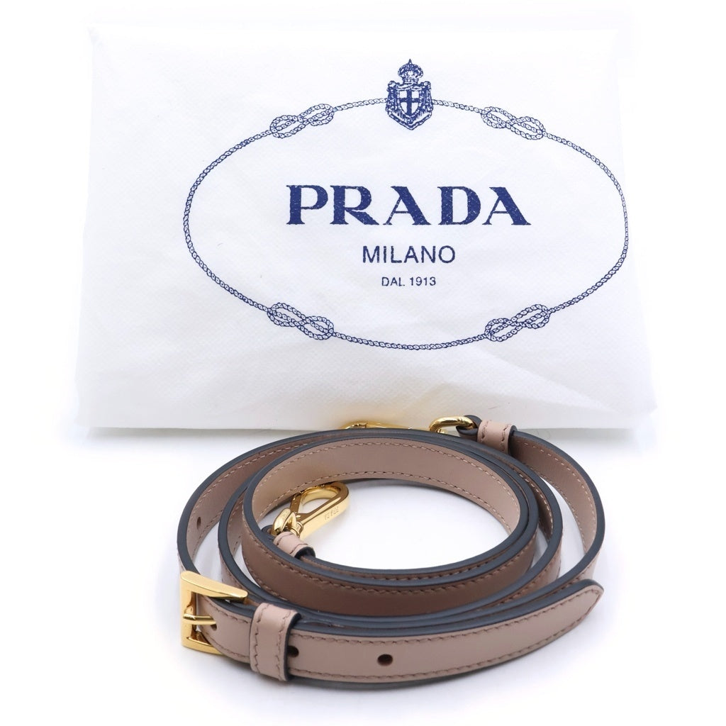 PRADA(プラダ) 2WAYショルダー ハンドバッグ サフィアーノ レザー ピンクベージュ 1BA113 レディース