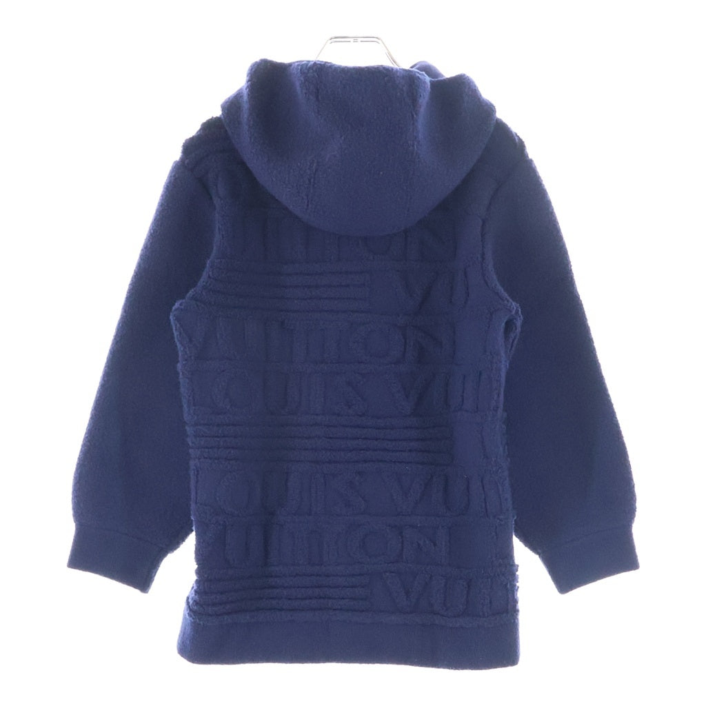 LOUIS VUITTON(ルイヴィトン) ロゴエンボス ジップパーカー フーディー ネイビー ウール RW202W レディース
