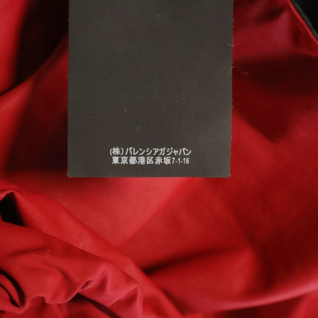 BALENCIAGA(バレンシアガ) TRACKSUIT POPLIN SHIRT JACKET ジャケット ナイロン レッド×ブラック×ホワイト 508903