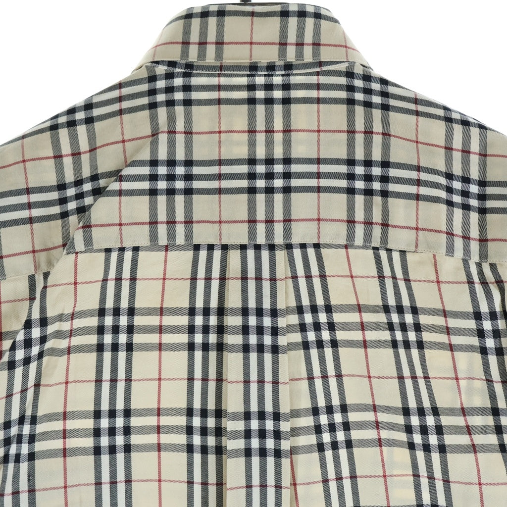 BURBERRY(バーバリー) ノバチェック シャツ ベージュ コットン