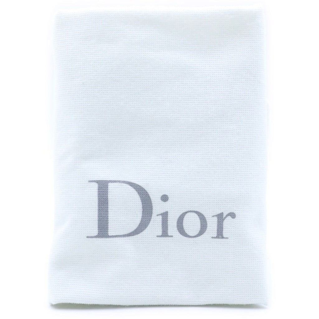 Christian Dior(クリスチャンディオール) ガウチョ ショルダーバッグ レッド レザー 05-MA-0016 シルバー金具 レディース