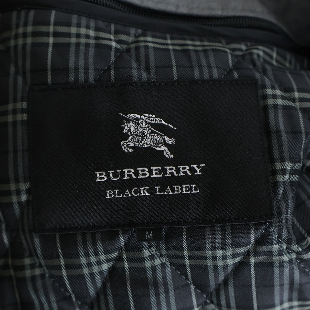 BLACK LABEL CRESTBRIDGE(ブラックレーベルクレストブリッジ) ショート丈 トレンチコート コットン ライナー付き グレー D1A44-408-06