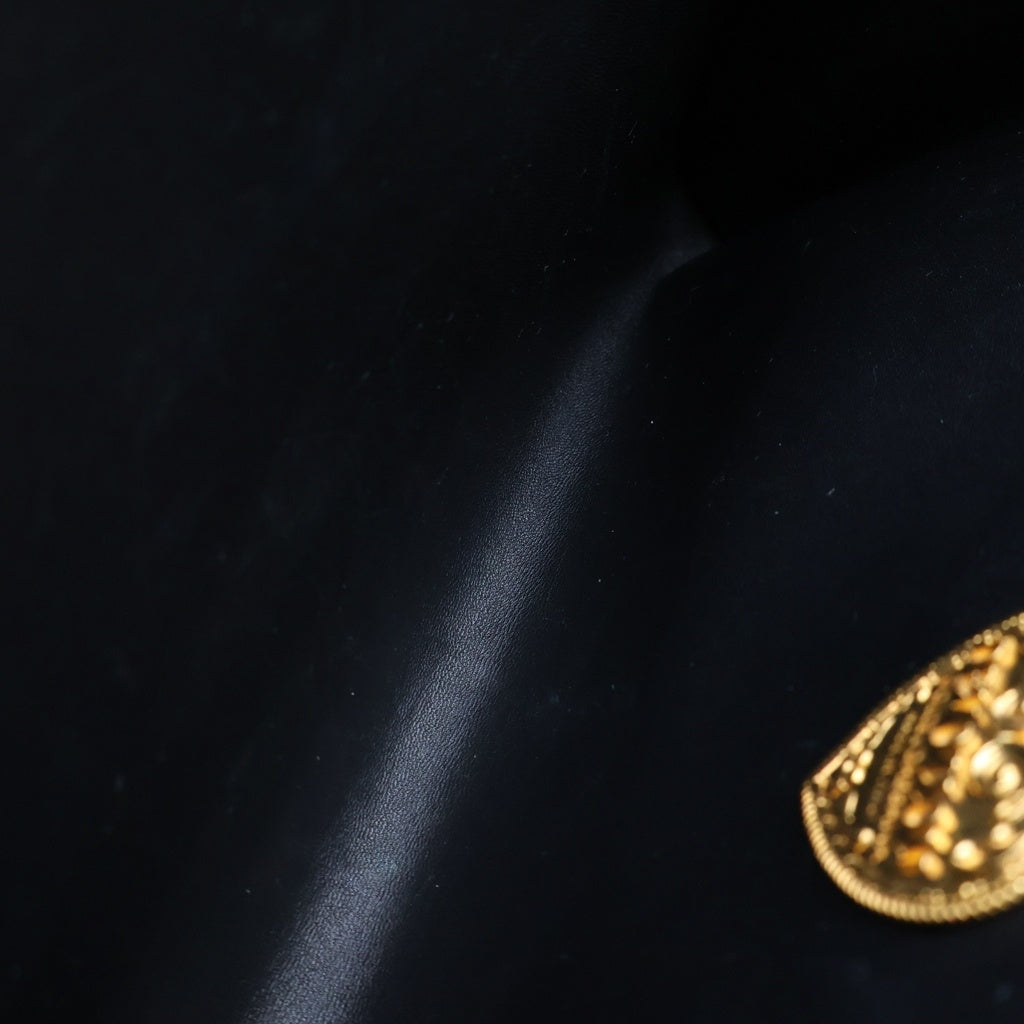 DOLCE & GABBANA(ドルチェアンドガッバーナ) ディヴォーション ショルダーバッグ ブラック レザー ゴールド金具 レディース