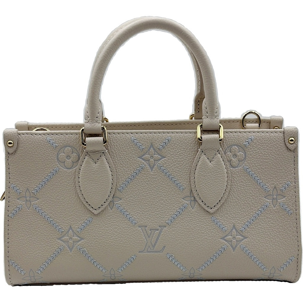 LOUIS VUITTON(ルイヴィトン) モノグラム アンプラント オンザゴーEW 2WAYハンドバッグ ショルダーバッグ ベージュ レザー M29487 ゴールド金具 レディース