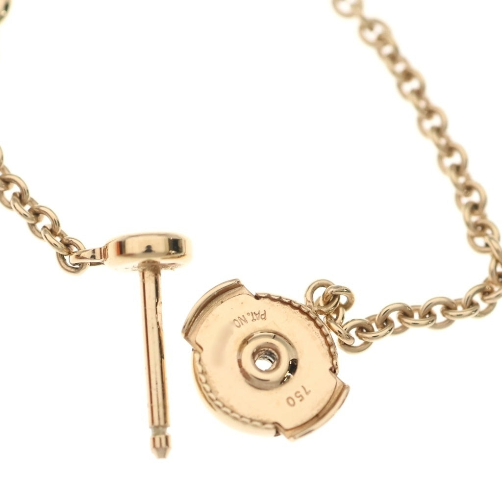 HERMES(エルメス) シェーヌダンクル ミニパンク チェーンピアス ピンク