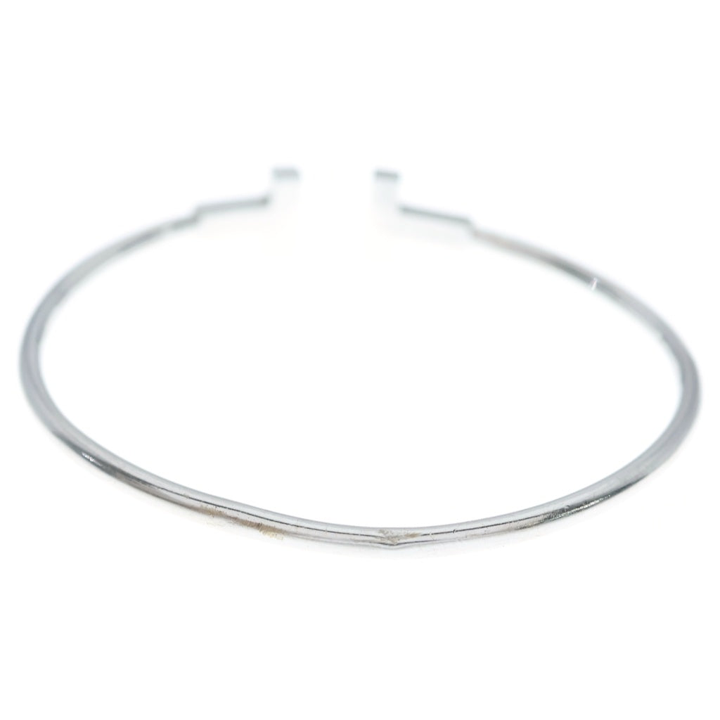 TIFFANY & Co.(ティファニー) Tワイヤー ブレスレット バングル ホワイトゴールド K18WG