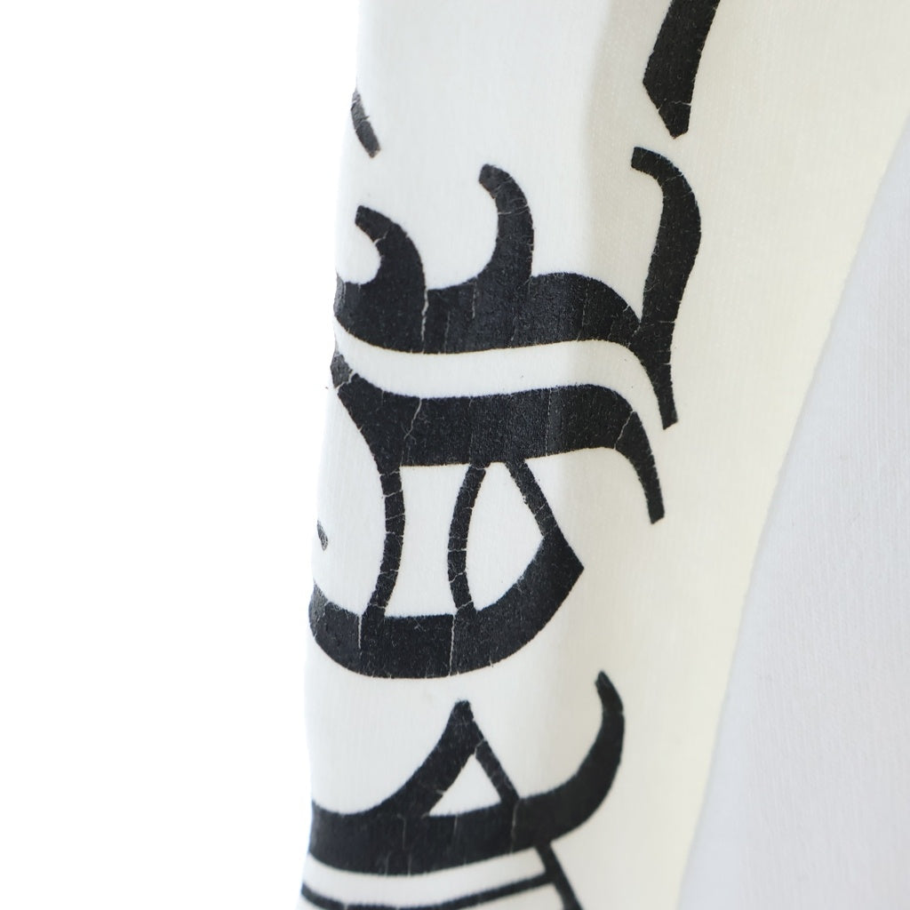 CHROME HEARTS(クロムハーツ) Vertical Arm Logo Zip Up Hoodie バーティカルアームロゴ ジップアップフーディー パーカー ホワイト レディース