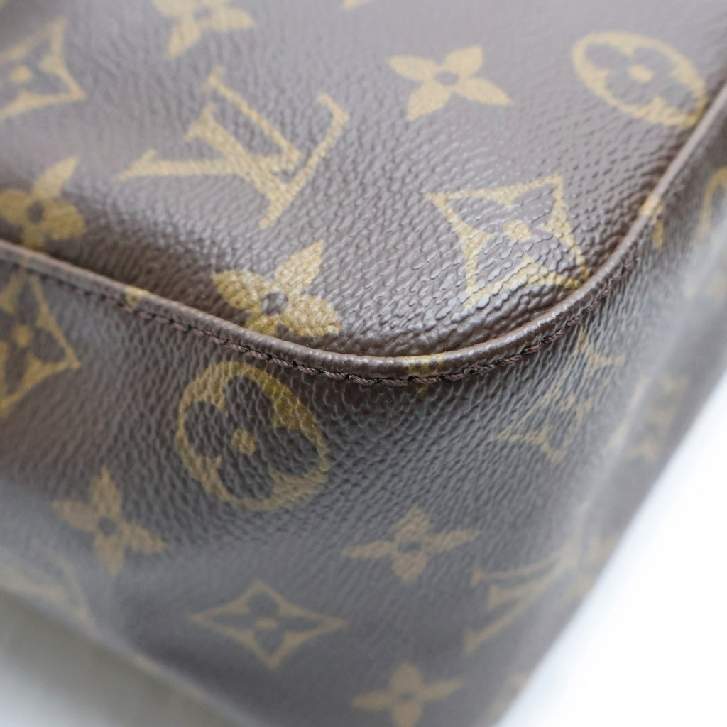 LOUIS VUITTON(ルイヴィトン) ルーピングGM ショルダーバッグ トートバッグ モノグラム PVCレザー ブラウン M51145