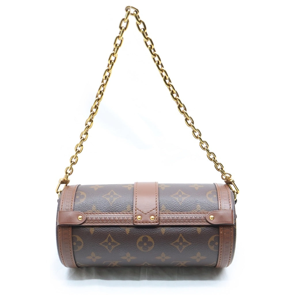 LOUIS VUITTON(ルイヴィトン) パピヨントランク チェーン ショルダーバッグ モノグラム PVCレザー ブラウン M57835 レディース