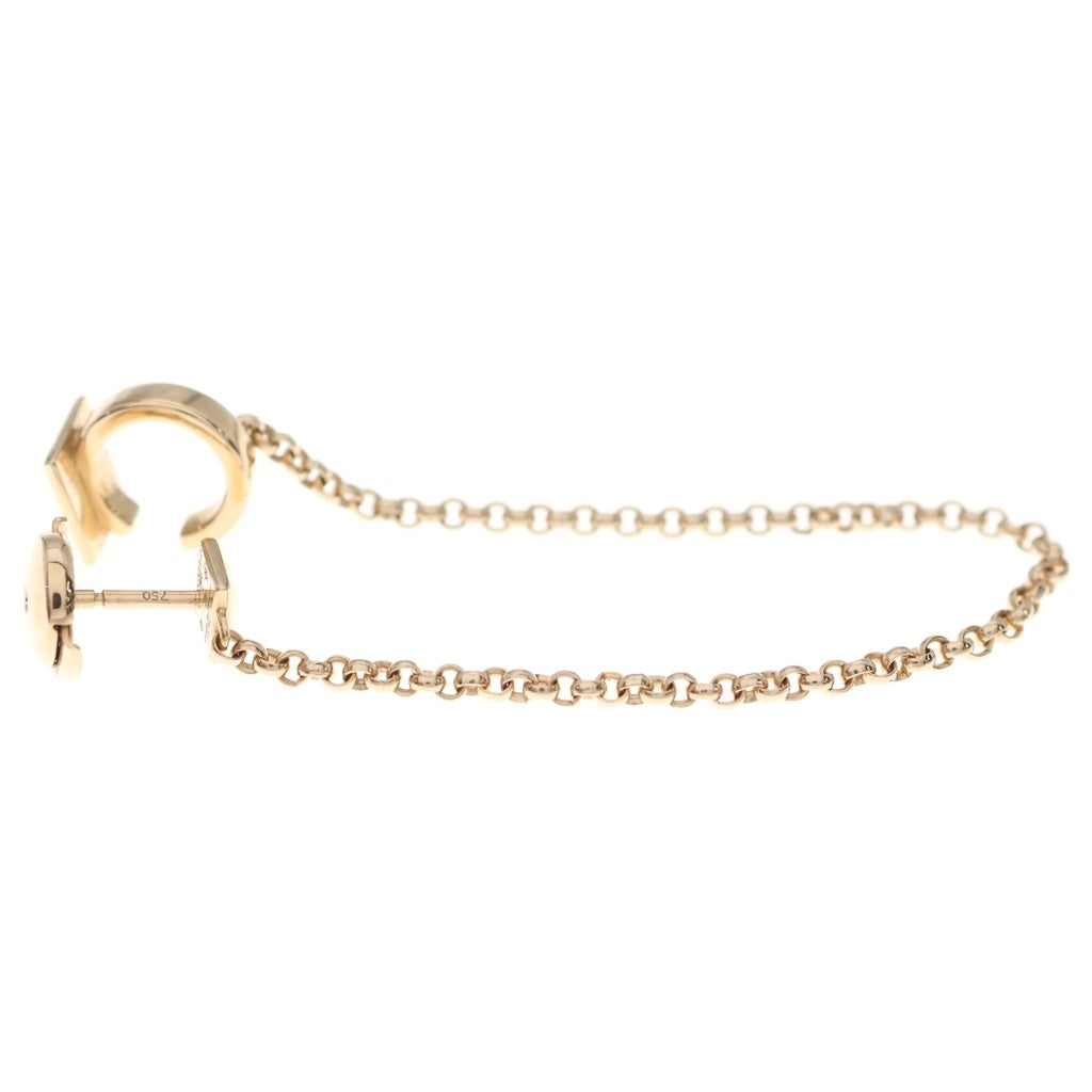 HERMES(エルメス) クルー ドゥ H ピアス 片耳 イヤーカフ K18ピンクゴールド 4.7g