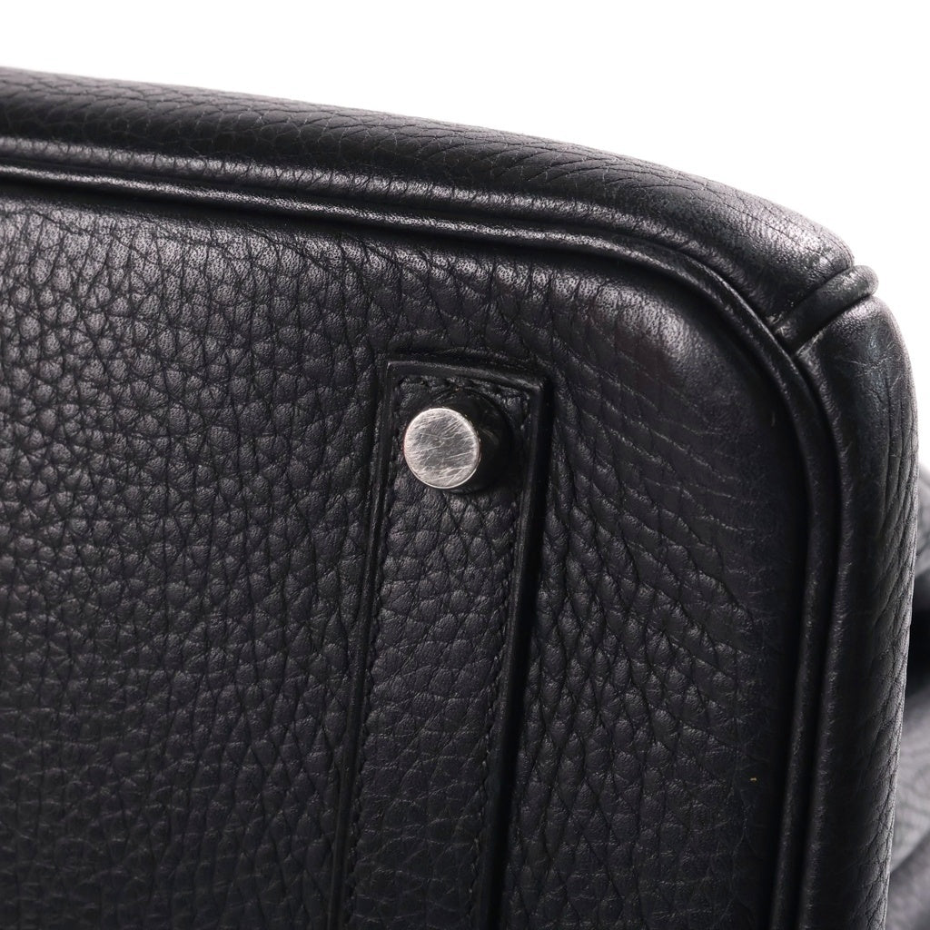HERMES(エルメス) バーキン 35 ハンドバッグ トゴ □J シルバー金具 ノワール ブラック