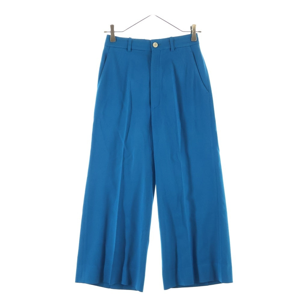 GUCCI(グッチ) クロップド パンツ レーヨン ブルー 529540