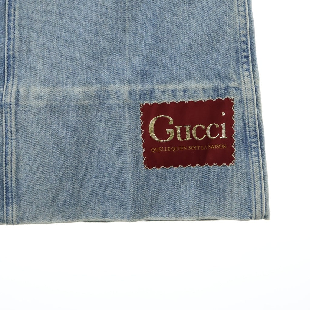 GUCCI(グッチ) ウォッシュド フレアデニム パンツ ブルー 624217 レディース