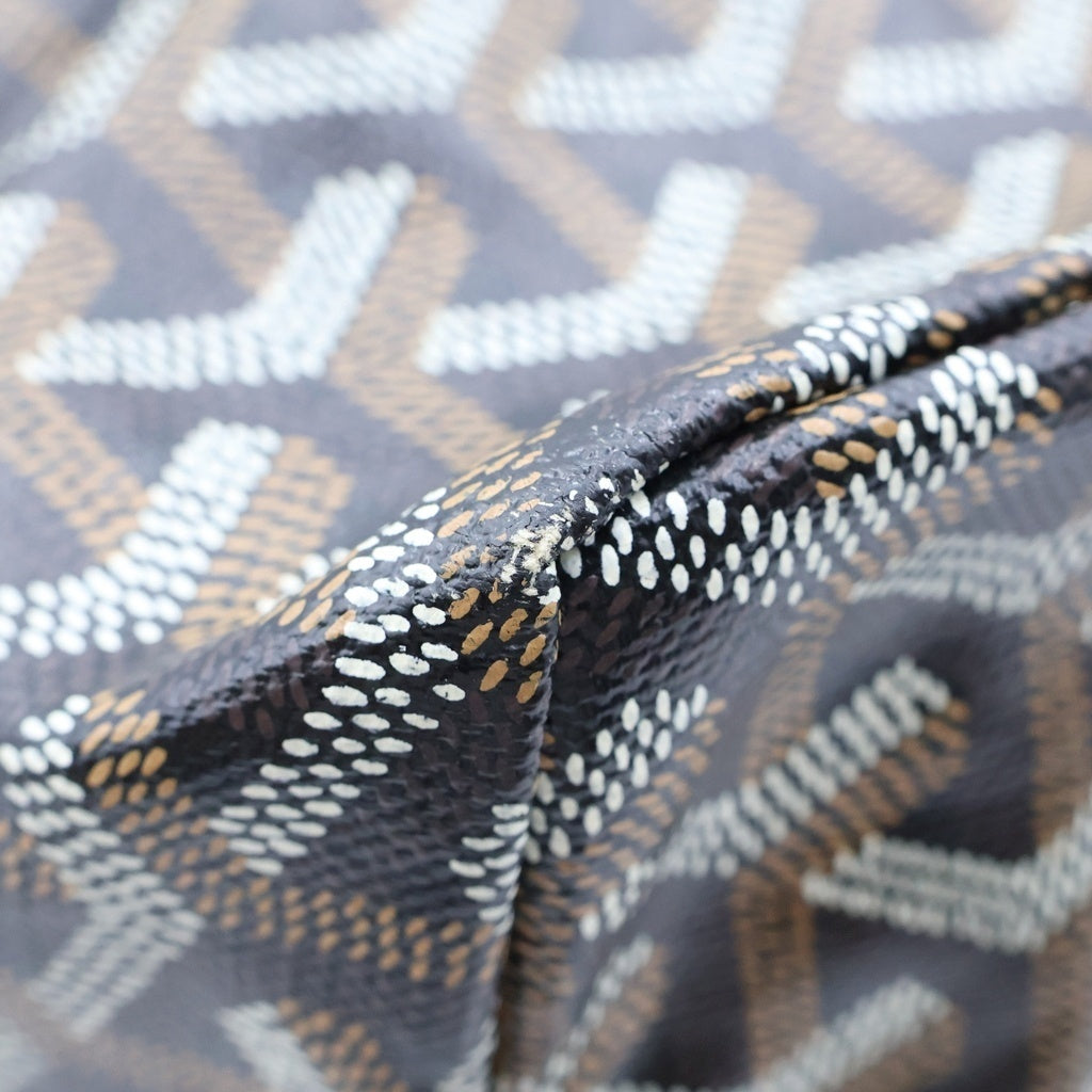 GOYARD(ゴヤール) サンルイPM トートバッグ ハンドバッグ ブラック レザー レディース