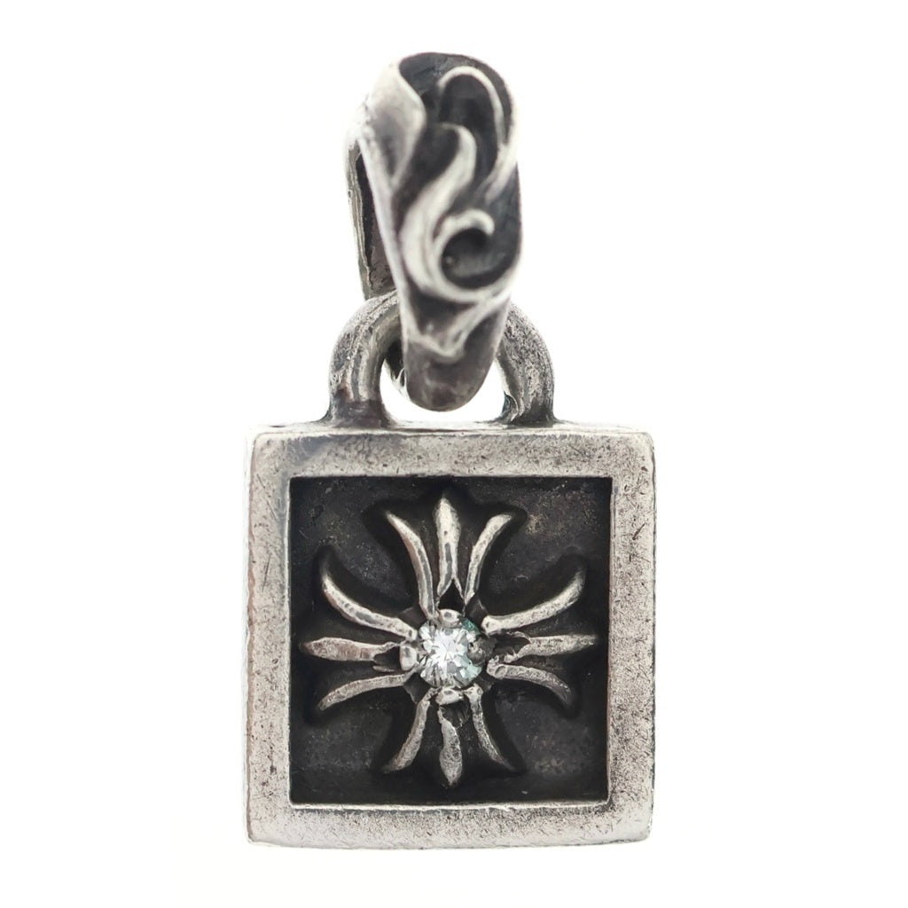 CHROME HEARTS(クロムハーツ) FRAMED CH PLUS フレームドCHプラス チャーム ネックレストップ SV925 シルバー 4.9g