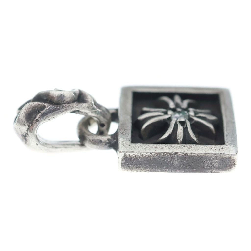 CHROME HEARTS(クロムハーツ) FRAMED CH PLUS フレームドCHプラス チャーム ネックレストップ SV925 シルバー 4.9g