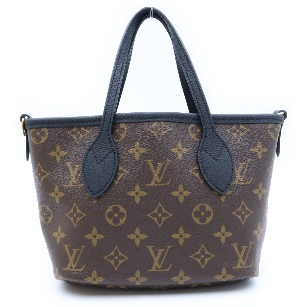 LOUIS VUITTON(ルイヴィトン) モノグラム ネヴァーフルインサイドアウトBB 2WAYハンドバッグ ショルダーバッグ ブラウン×ブラック レザー×PVC M12099 ゴールド金具