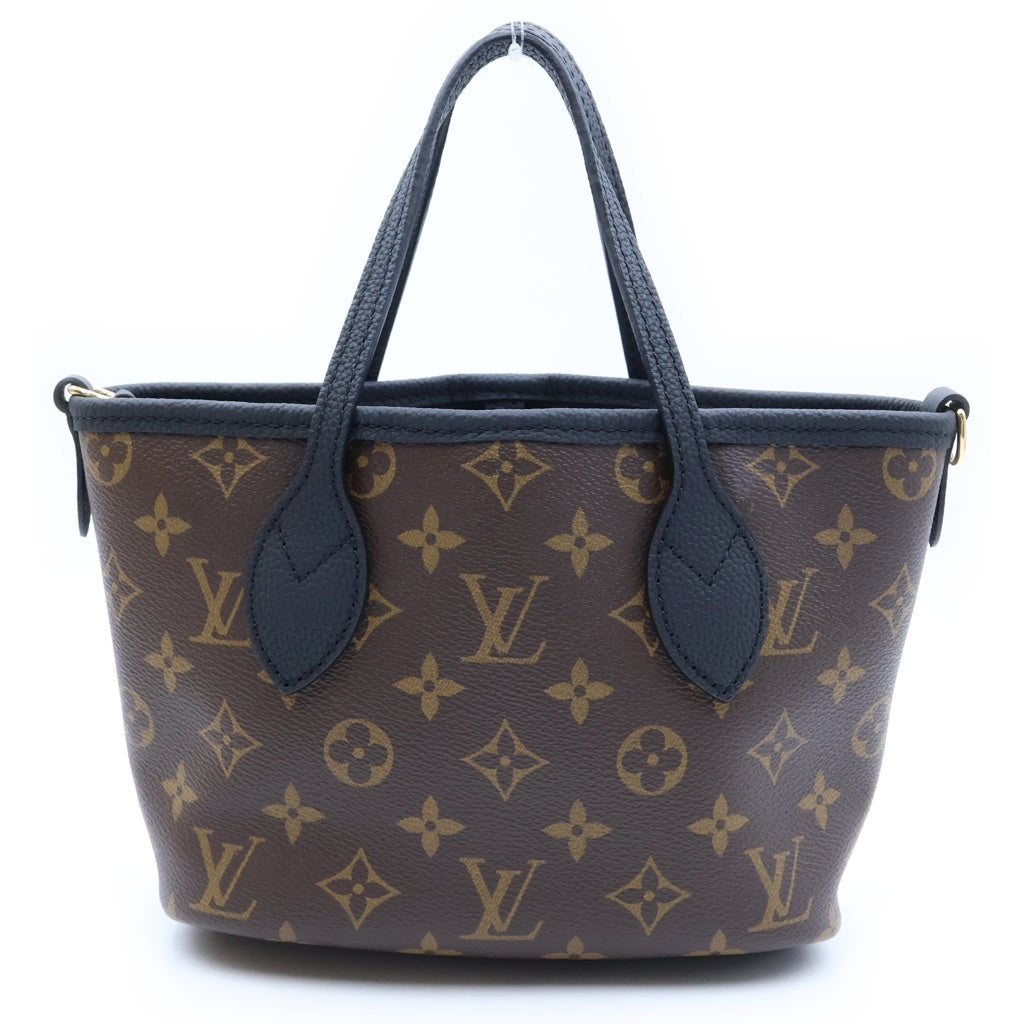 LOUIS VUITTON(ルイヴィトン) モノグラム ネヴァーフルインサイドアウトBB 2WAYハンドバッグ ショルダーバッグ ブラウン×ブラック レザー×PVC M12099 ゴールド金具