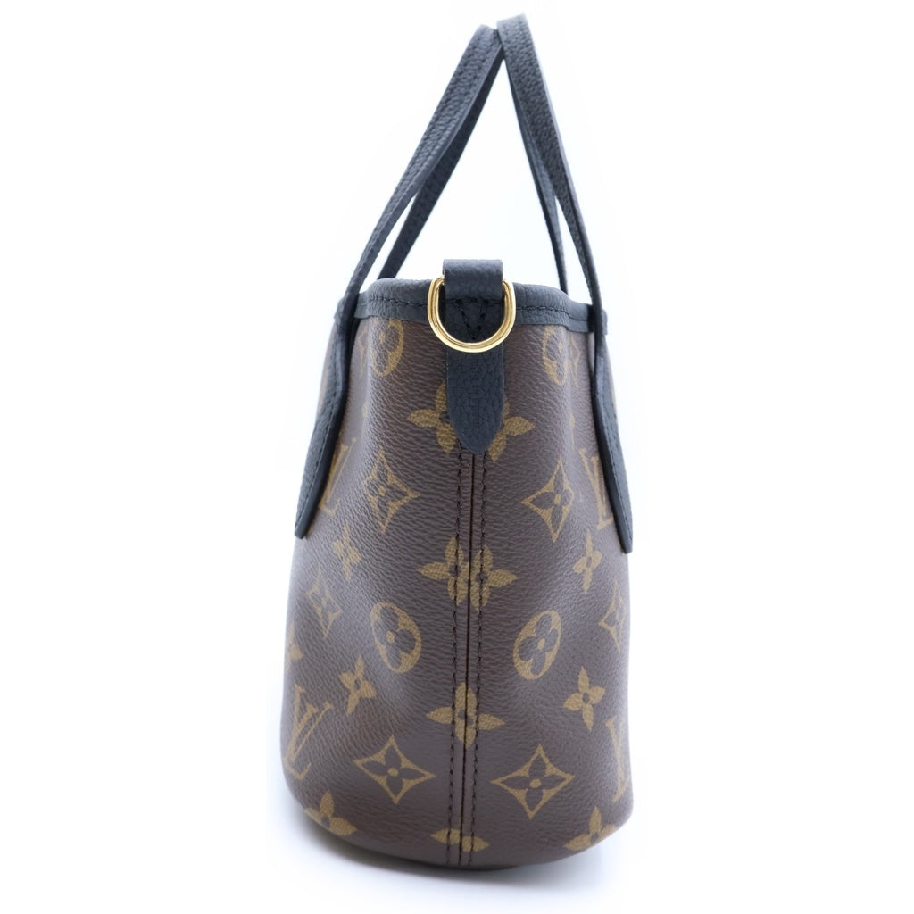 LOUIS VUITTON(ルイヴィトン) モノグラム ネヴァーフルインサイドアウトBB 2WAYハンドバッグ ショルダーバッグ ブラウン×ブラック レザー×PVC M12099 ゴールド金具