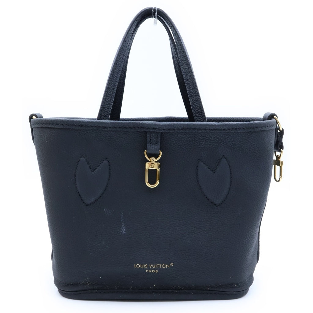 LOUIS VUITTON(ルイヴィトン) モノグラム ネヴァーフルインサイドアウトBB 2WAYハンドバッグ ショルダーバッグ ブラウン×ブラック レザー×PVC M12099 ゴールド金具