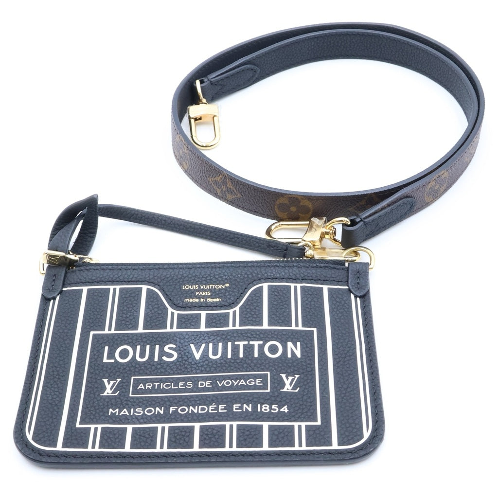 LOUIS VUITTON(ルイヴィトン) モノグラム ネヴァーフルインサイドアウトBB 2WAYハンドバッグ ショルダーバッグ ブラウン×ブラック レザー×PVC M12099 ゴールド金具