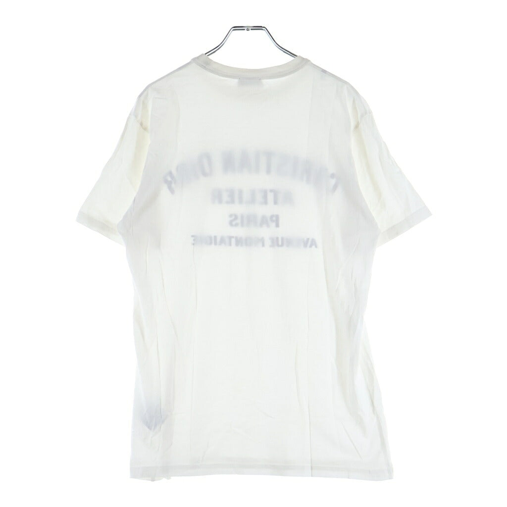 Christian Dior(クリスチャンディオール) アトリエロゴプリント 半袖Tシャツ カットソー ホワイト #XS 043J615A0589