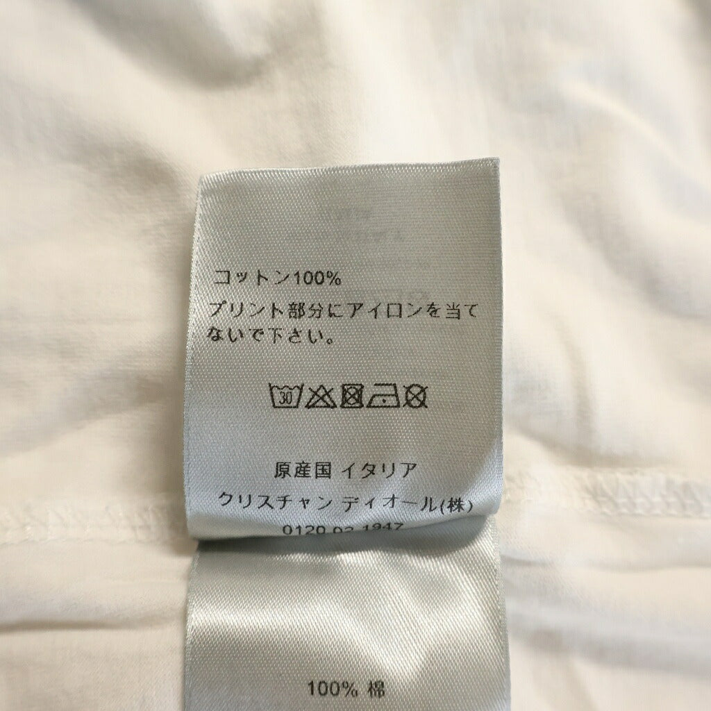 Christian Dior(クリスチャンディオール) アトリエロゴプリント 半袖Tシャツ カットソー ホワイト #XS 043J615A0589