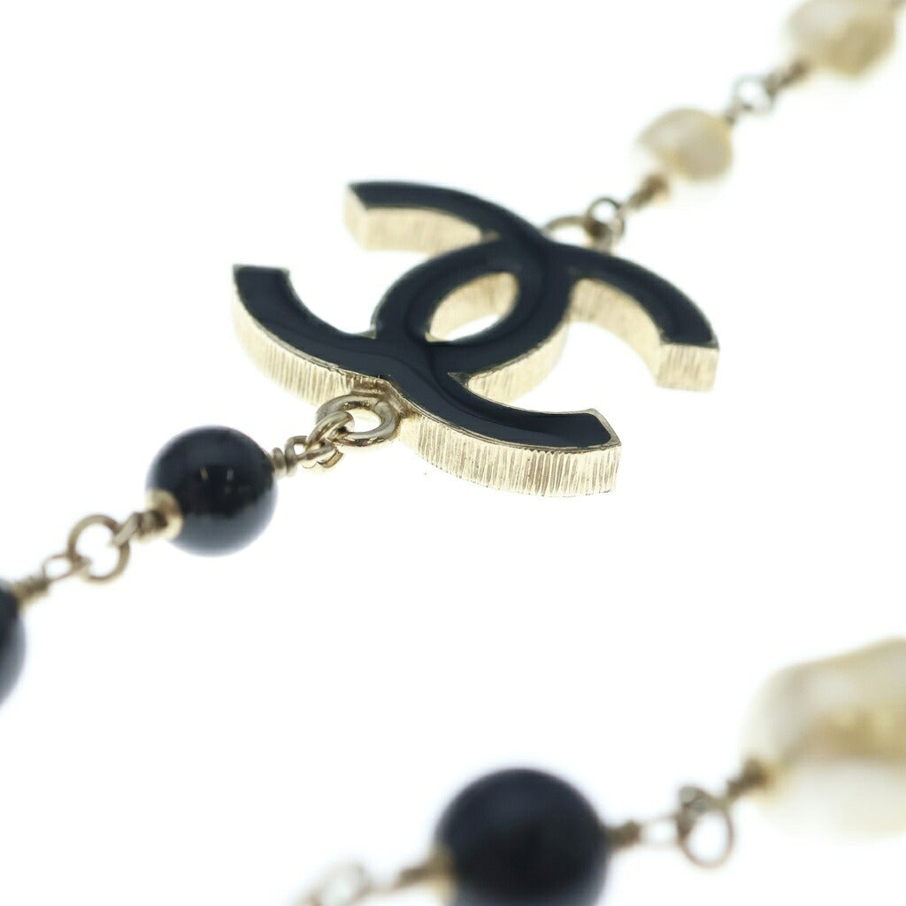 CHANEL(シャネル) ココマーク フェイクパール ネックレス ゴールド B13B GP