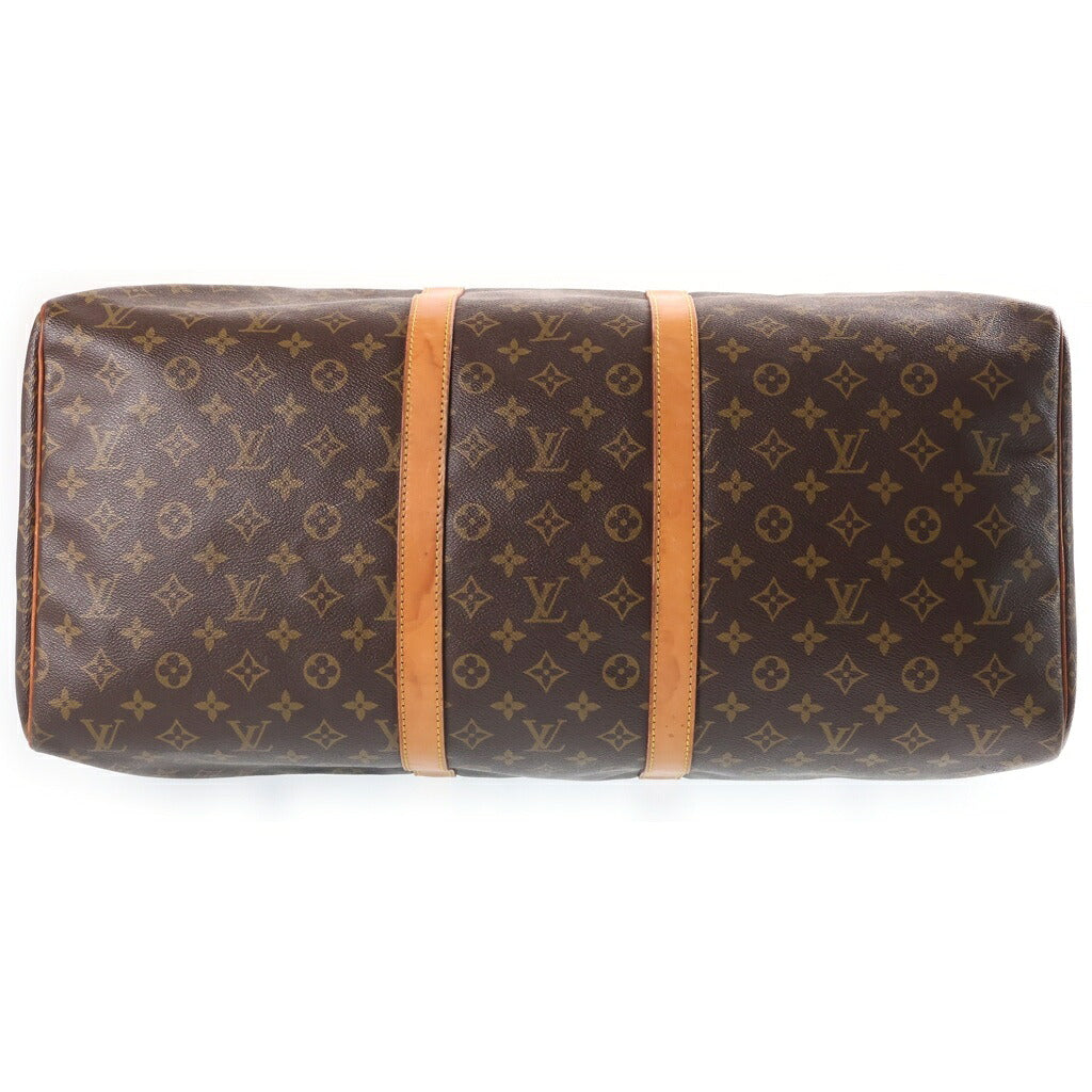 LOUIS VUITTON(ルイヴィトン) モノグラム キーポル55 ハンド ボストンバッグ PVC/レザー ゴールド金具 ブラウン M41424